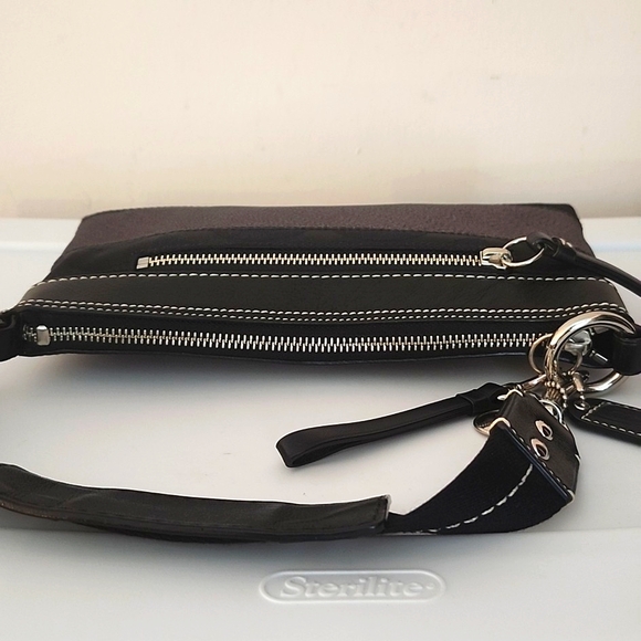 Coach Signature Stripe Demi Hand Bag w/xtra Coach Shoulder Strap - Picture 10 of 16